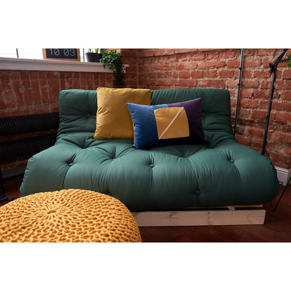 Żółty puf dziergany LABEL51 Knitted, XL-image-1