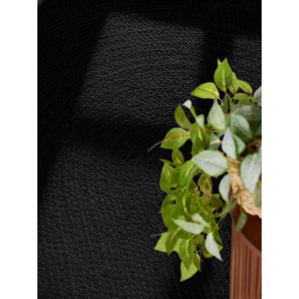 Czarny dywan z juty dwustronny/tkany ręcznie 160x230 cm Braided – Hanse Home (zdjęcie 6)