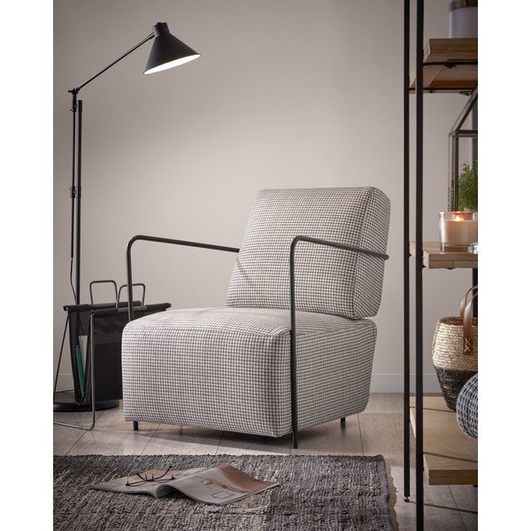 Szary fotel Gamer – Kave Home-image-4