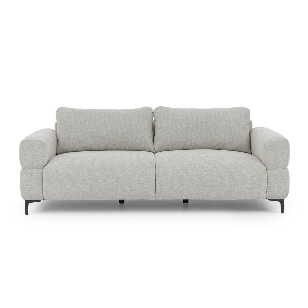Jasnoszara sofa 217 cm Helio – Ropez (zdjęcie 10)