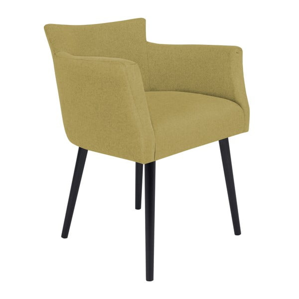 Żółte krzesło z podłokietnikami Windsor & Co Sofas Gemini