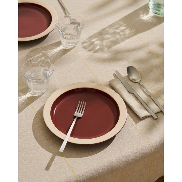 Bawełniany/lniany obrus 170x250 cm Ulaen – Kave Home-image-1