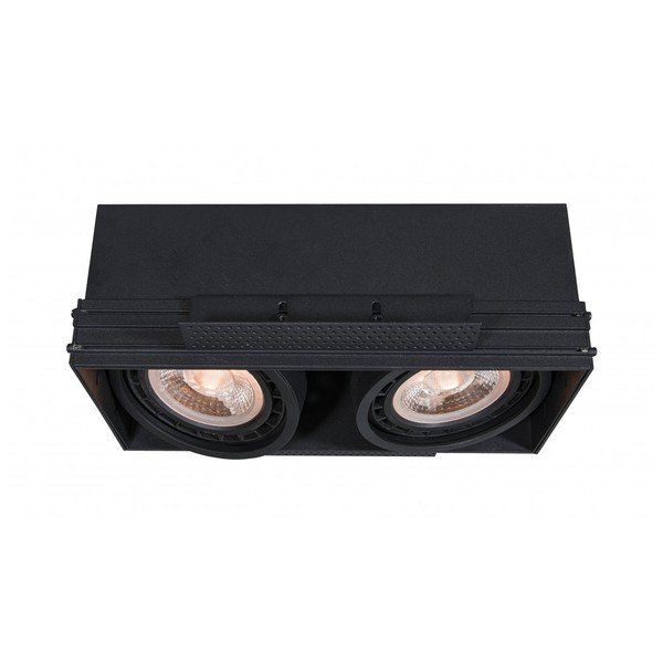 Czarna lampa sufitowa z metalowym kloszem 15x25,5 cm Milo – GTV