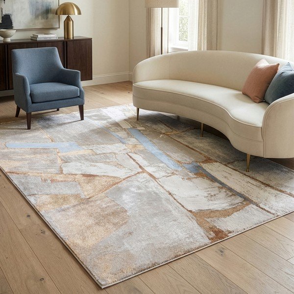 Beżowy/kremowy dywan 200x275 cm Miro – Asiatic Carpets-image-1