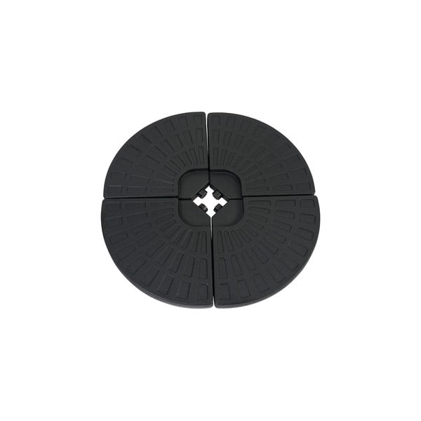 Czarna podstawka na parasol ogrodowy Bonami Essentials, ø 100 cm-image-3
