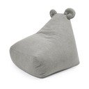 Jasnoszary dziecięcy worek do siedzenia z materiału bouclé Snug 80 Bear – SLOWDOWN
