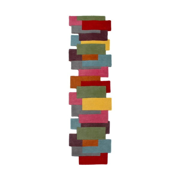 Chodnik wełniany Flair Rugs Collage, 66x300 cm
