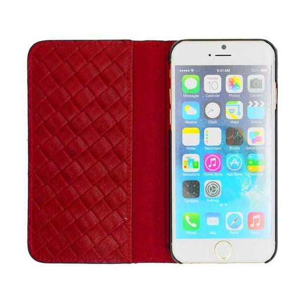 Etui na iPhone6 Wallet Weave Red-image-1