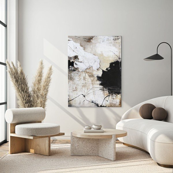 Obraz drukowany/z ręcznie malowanymi elementami na płótnie 90x118 cm Reform 1 – Malerifabrikken-image-1