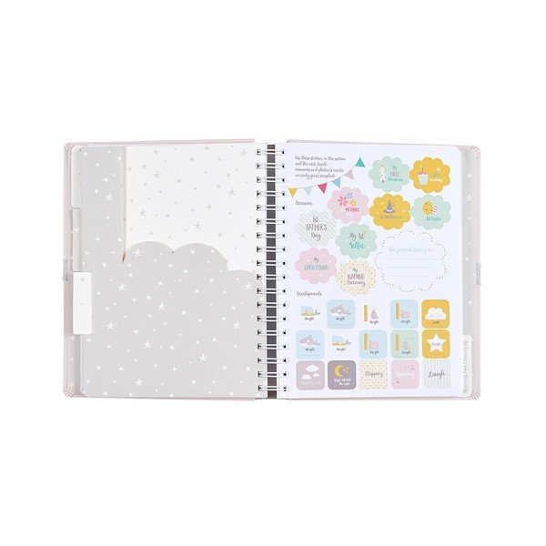 Różowy pamiętnik małego dziecka Busy B-image-4