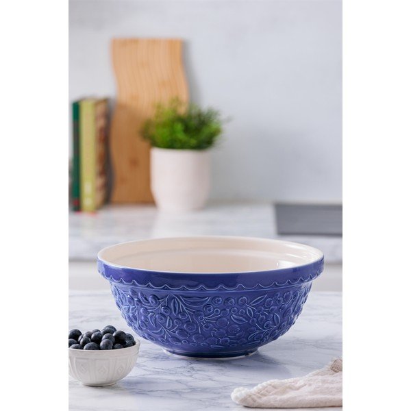 Niebieska kamionkowa misa ø 26 cm Fruits Blueberry – Mason Cash-image-1