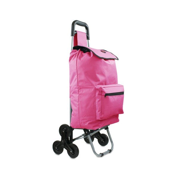 Różowa torba na zakupy na kółkach Hero Atlas, 30 l-image-3