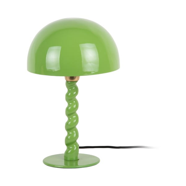 Zielona lampa stołowa z metalowym kloszem (wysokość 39 cm) Prisa – Leitmotiv