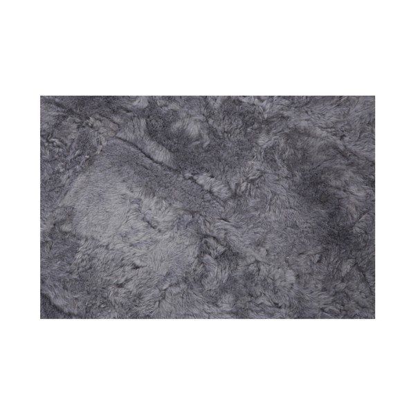 Szary dywan z wełny owczej Woooly Icelandic-image-1