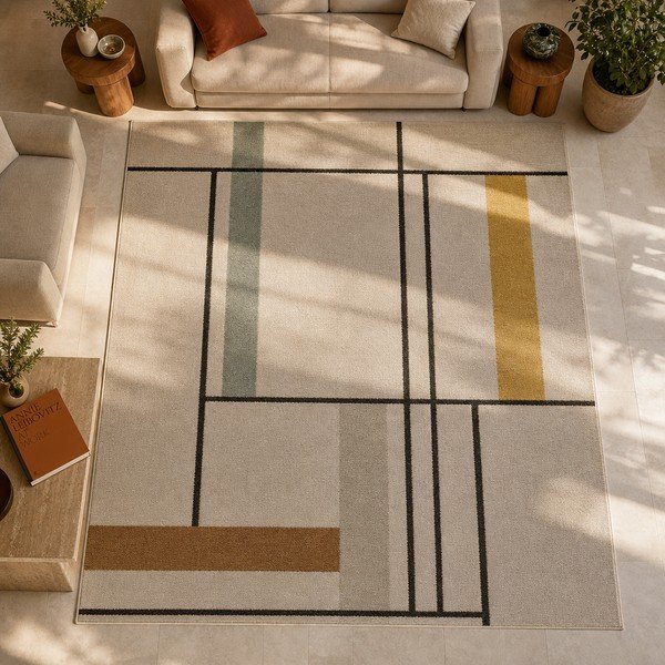 Beżowy dywan Universal Domus, 160x230 cm-image-4