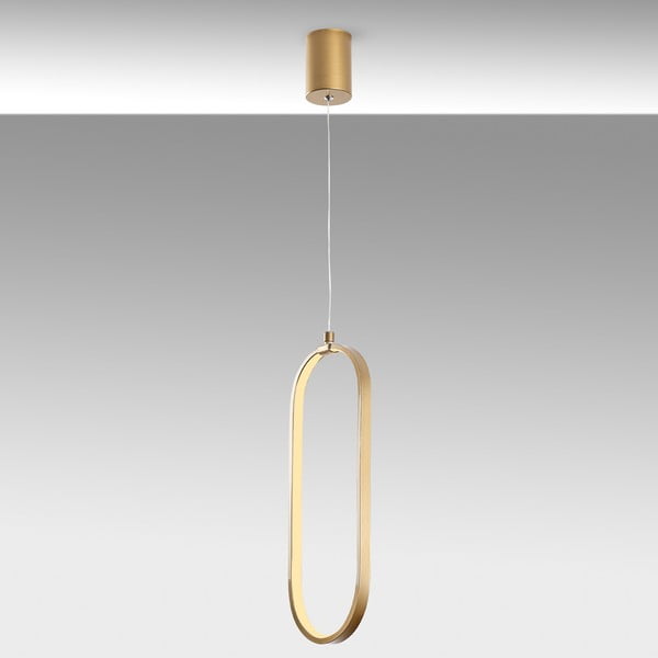Lampa wisząca LED w kolorze złota Can – Opviq lights-image-1