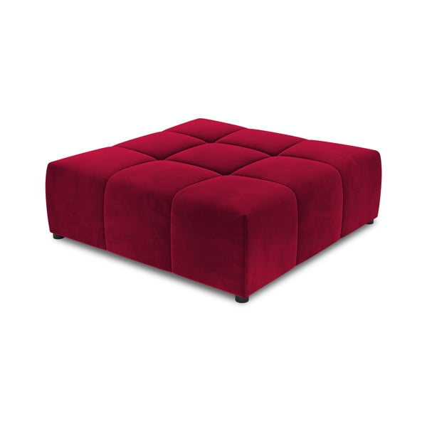 Czerwony moduł aksamitnej sofy Rome Velvet – Cosmopolitan Design