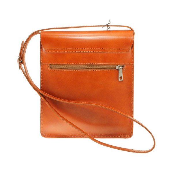 Karmelowa torba skórzana Chicca Borse Valeria-image-2