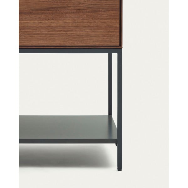 Niska komoda w dekorze orzecha 97,5x80 cm Vedrana – Kave Home-image-4