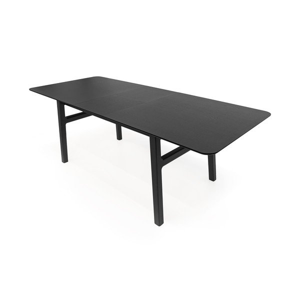 Rozkładany stół z dodatkowym blatem w dekorze dębu 90x180 cm Curved – Woodman-image-3