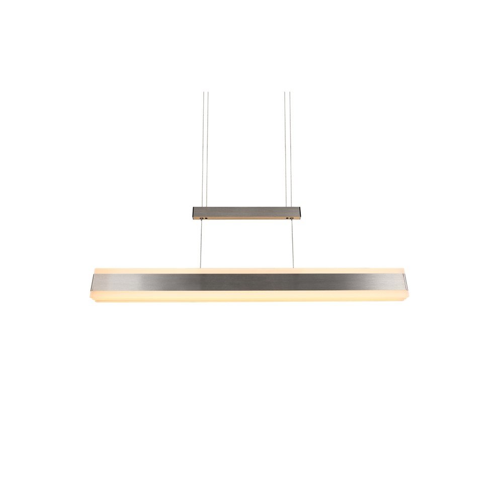 Lampa wisząca LED w kolorze matowego srebra z metalowym kloszem Arcola – Trio (zdjęcie 3)