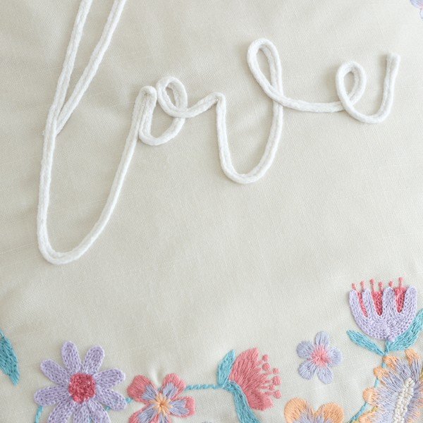 Poduszka dekoracyjna z mieszanki lnu 45x45 cm Love – Catherine Lansfield-image-2