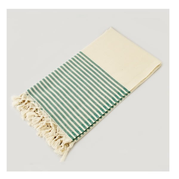 Ręcznik hammam Marine Style Green Mint, 100x180 cm