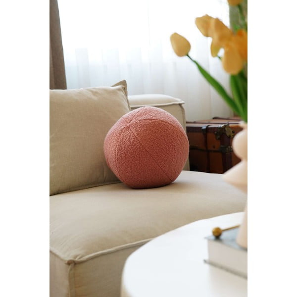 Poduszka dekoracyjna z materiału bouclé ø 20 cm Top – Mioli Decor-image-2