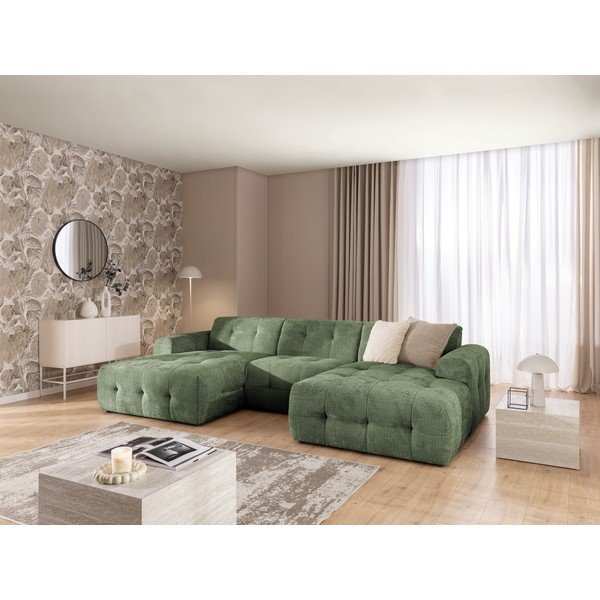 Zielony narożnik (w kształcie litery U/z szezlongiem) Melva – Ropez-image-3