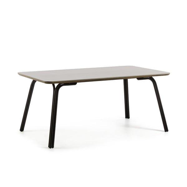 Szary stół La Forma Bernon, 180x100 cm