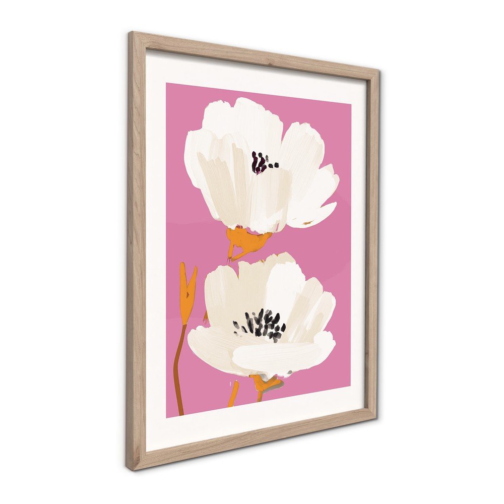 Obraz drukowany z ramą w zestawie 30x40 cm Peony Bloom – Styler (zdjęcie 5)