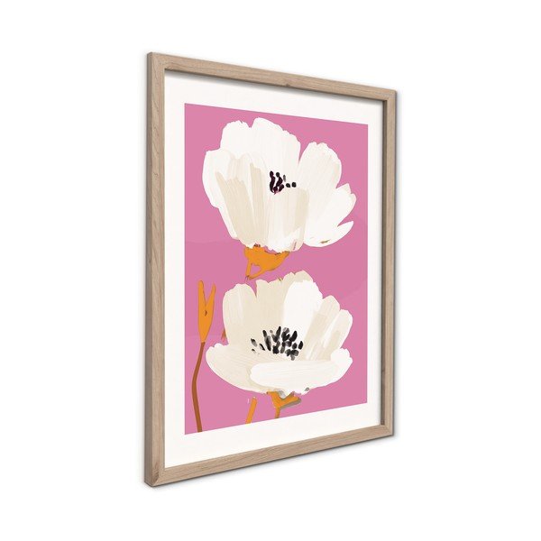 Obraz drukowany z ramą w zestawie 30x40 cm Peony Bloom – Styler-image-4
