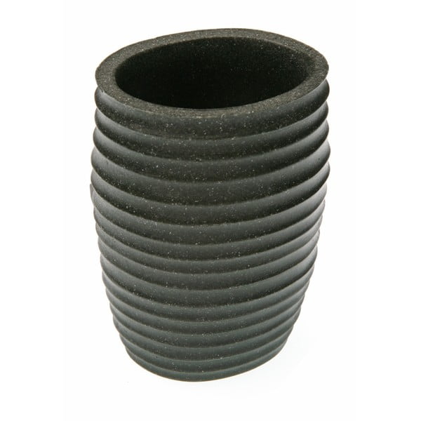 Czarny ceramiczny kubek na szczoteczki Versa Oscuro