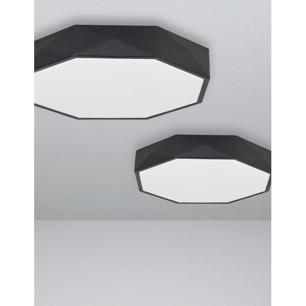 Aluminiowa lampa sufitowa LED w kolorze matowej czerni Eben – Nova Luce-image-1
