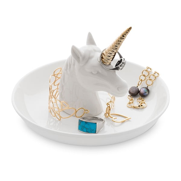 Porcelanowy stojak na biżuterię Unicorn – Balvi