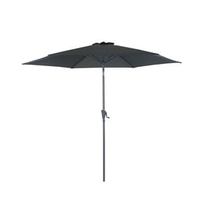 Czarny parasol ogrodowy ø 300 cm Roja – Rojaplast