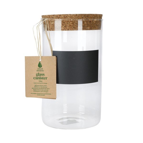 Szklany pojemnik na żywność na żywność Natural Elements – Kitchen Craft-image-4
