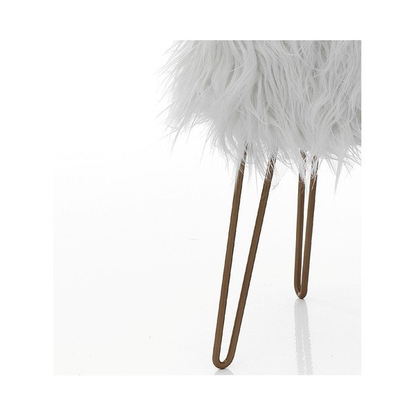 Biały taboret Tomasucci Spank, ø 35 cm-image-2