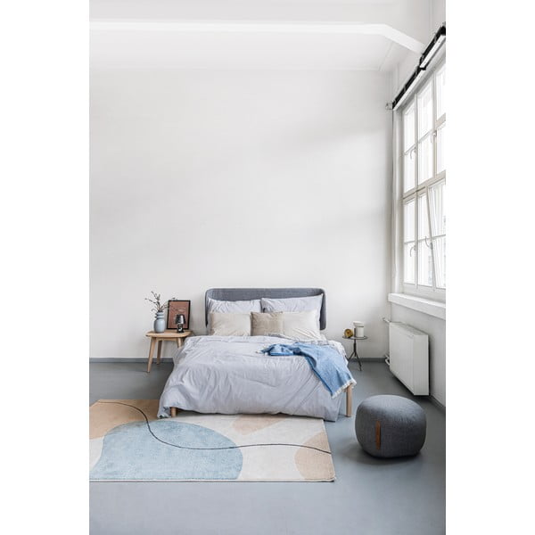 Jasnoszara pościel dwuosobowa z bawełny stonewashed Bonami Selection, 200x200 cm-image-4