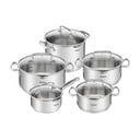 Zestaw garnków ze stali nierdzewnej 10 szt. DUETTO+ G719SA55 – Tefal