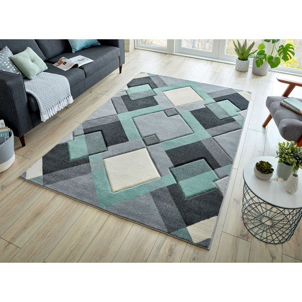 Zielono-szary dywan 160x230 cm Nimbus – Flair Rugs-image-4