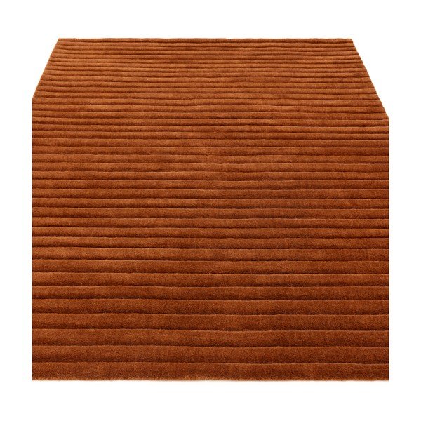Wełniany dywan tkany ręcznie w kolorze terakoty 120x170 cm – Asiatic Carpets-image-1