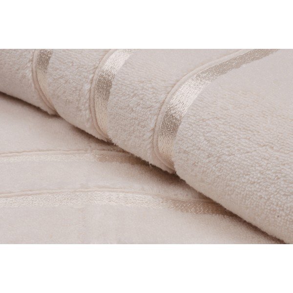 Jasnożółte bawełniane ręczniki kąpielowe frotte zestaw 2 szt. 70x140 cm Dolce – Foutastic-image-4