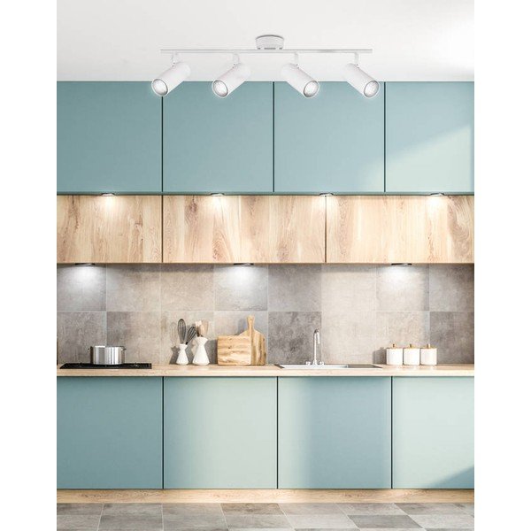 Biała metalowa lampa punktowa 9x76 cm Colly – Candellux Lighting-image-1