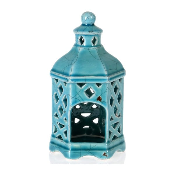 Lampion ceramiczny Turquoise
