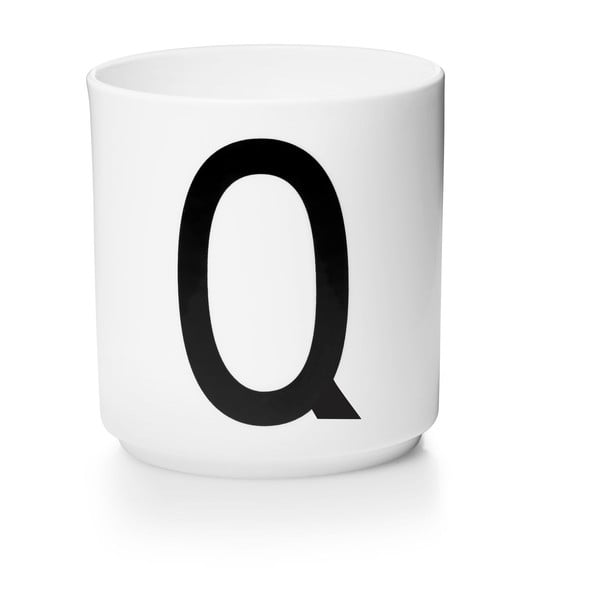 Biały porcelanowy kubek Design Letters Personal Q