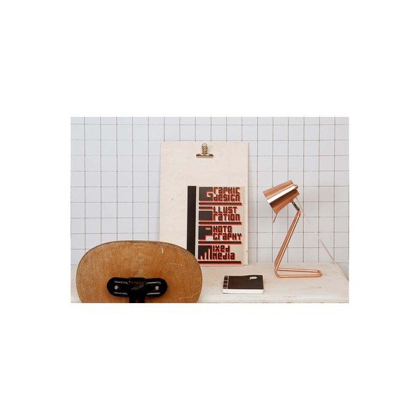 Lampa stołowa w kolorze miedzi Leitmotiv Z Metal-image-2