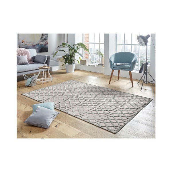 Szary dywan z wiskozy Mint Rugs Caine, 80x125 cm-image-1