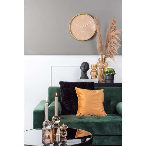 Beżowożółty szklany świecznik Crystal Art – PT LIVING-image-1