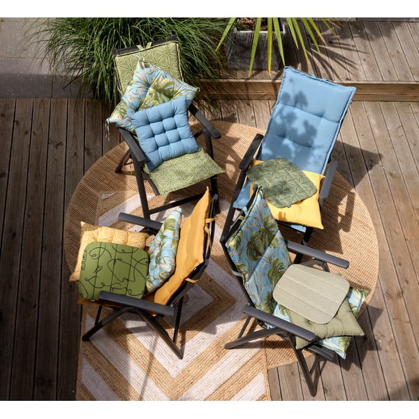 Żółta ogrodowa poduszka do siedzenia 50x123 cm Cuba – Hartman-image-1